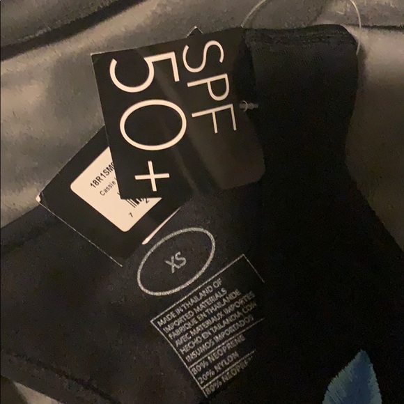 Cynthia Rowley Scuba Crop Swim Suit Top - Picture 3 of 7